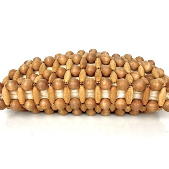 CULT GAIA Cora Shoulder Bag Bamboo/Wood in Natural - Picture 6 of 16